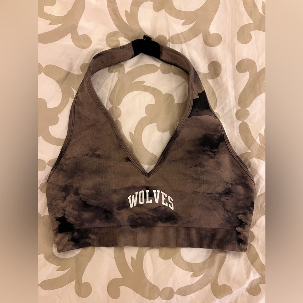 Darc Sport Brown Tie-Dye Sports Bra